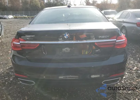 2016 BMW 750 Xi из США, поврежденный, VIN WBA7F2C56GG420831